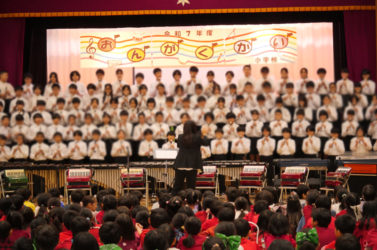 小学校の音楽会でインフルエンザ大流行2025