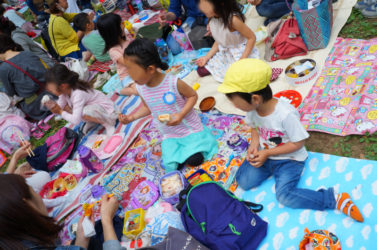 幼稚園の遠足は代々木公園