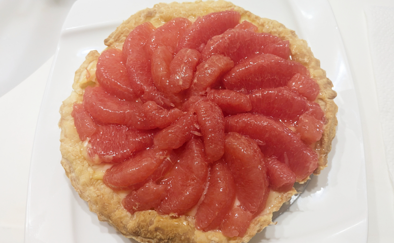 グレープフルーツのタルト