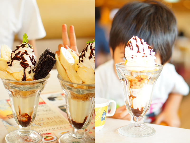 ファミレス　パフェ