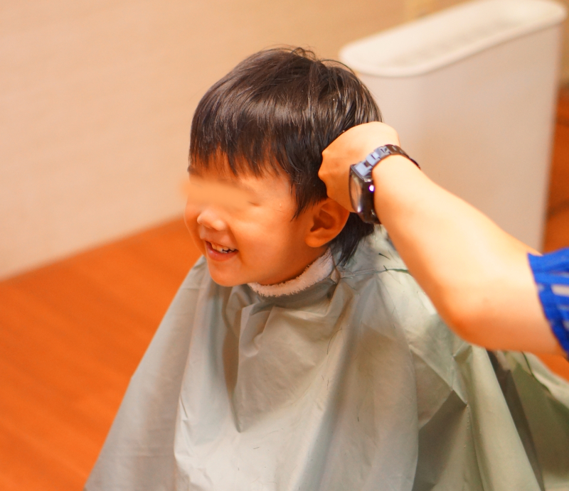 子どものヘアカット