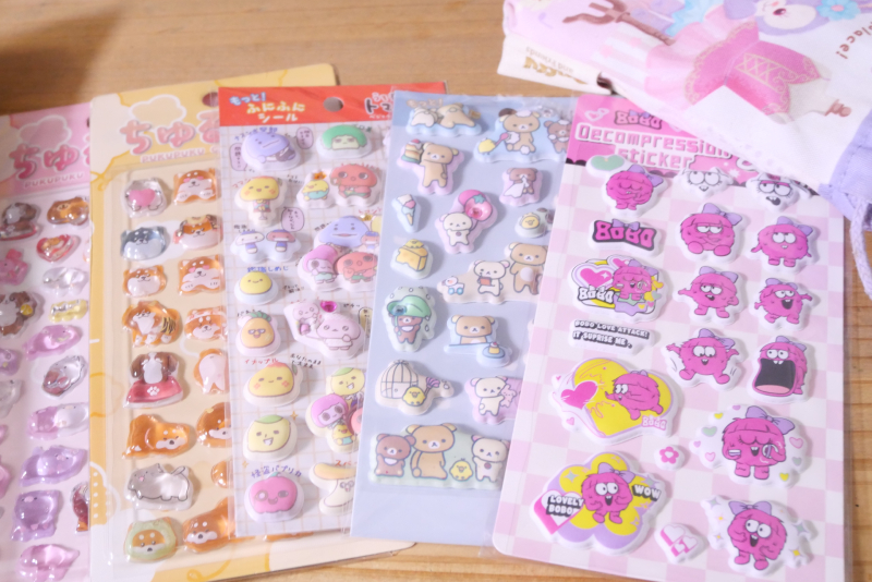 2026シールブーム、じーちゃんが孫へ沢山送ってくれる