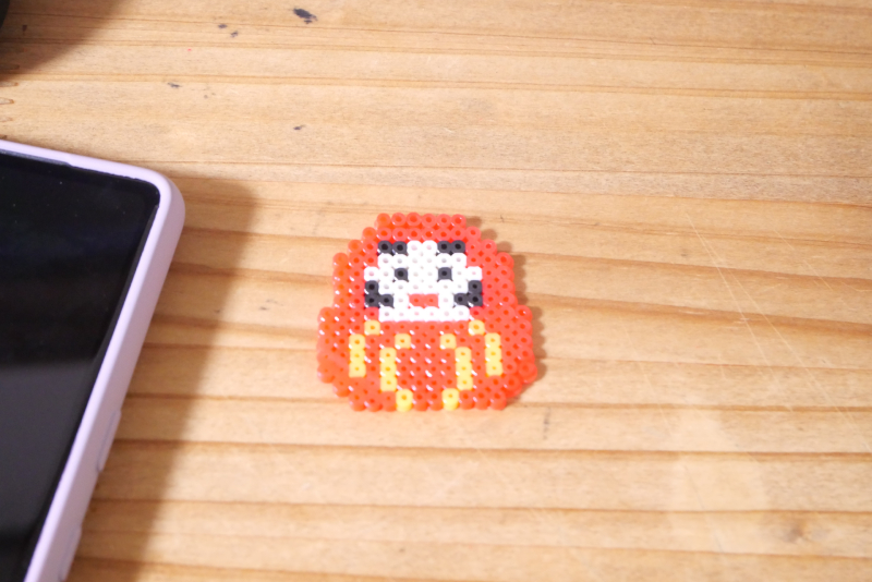 ミニミニアイロンビーズ ダルマ