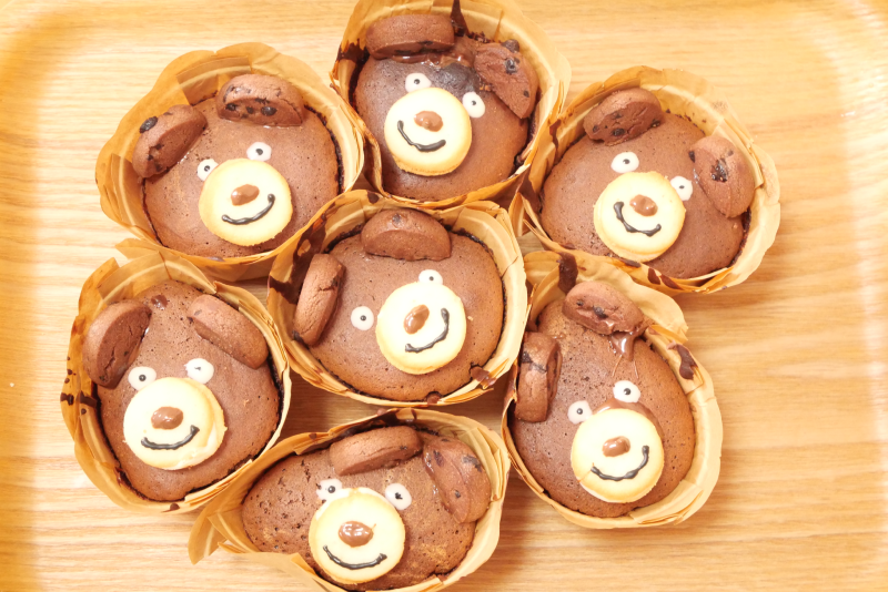 クママフィン　バレンタインデー