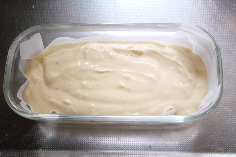 クリームチーズ不使用、水切りヨーグルトでベイクドチーズケーキ