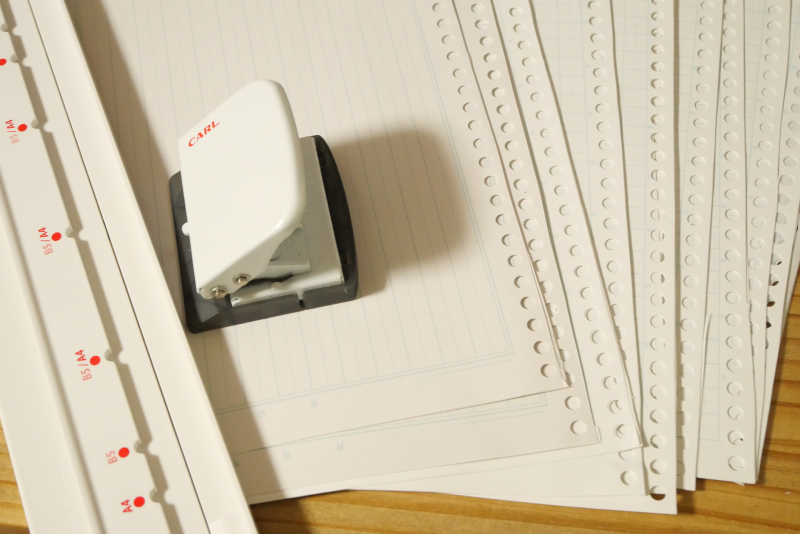 使いかけノートの再利用方法、ルーズリーフにする