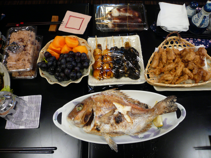 長女　お食い初め 鯛