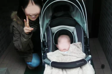 やっと、ベビーカー買った